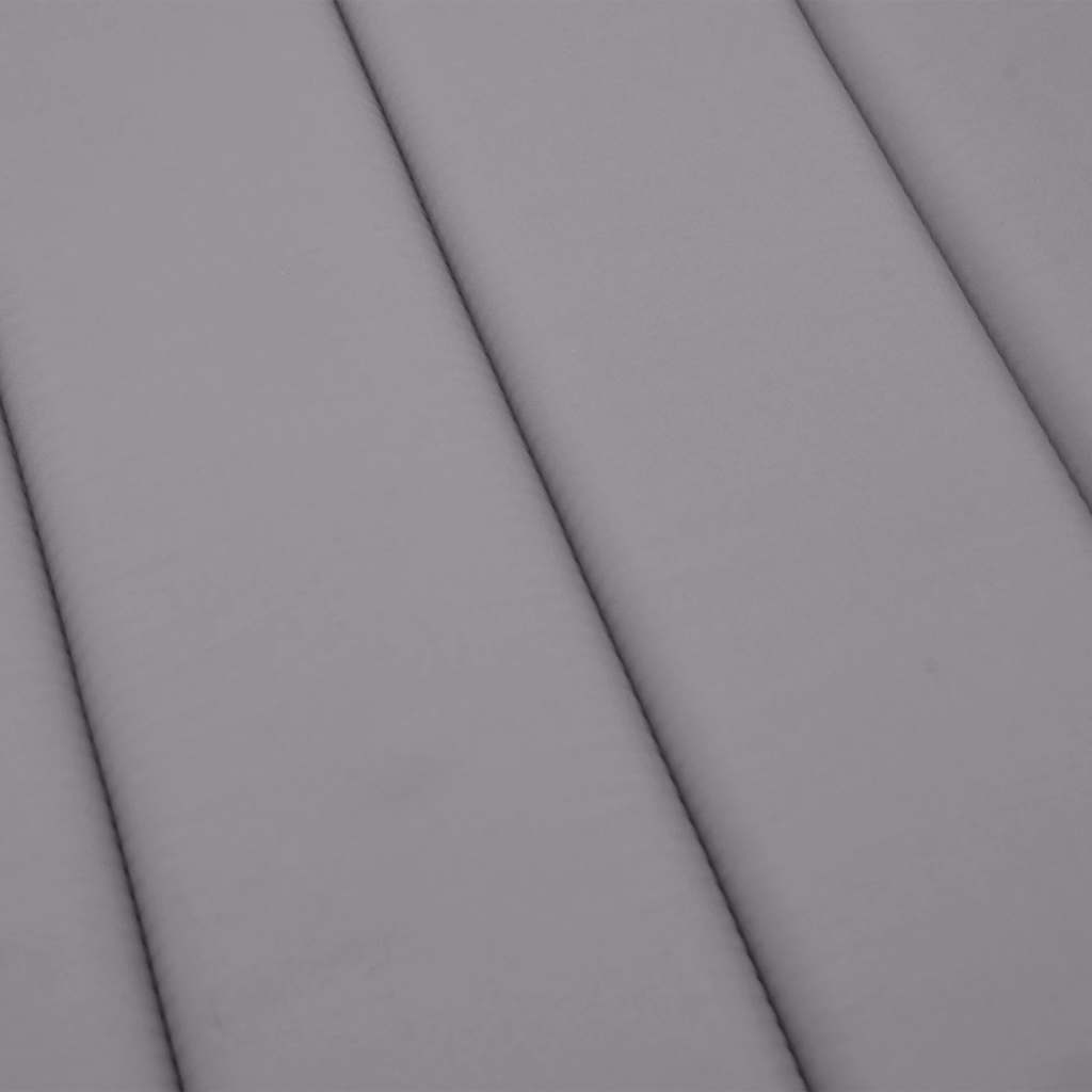 hynde til liggestol 186x58x4 cm oxfordstof grå