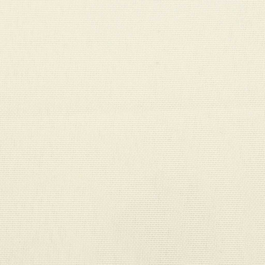 hynde til liggestol 186x58x4 cm oxfordstof cremefarvet