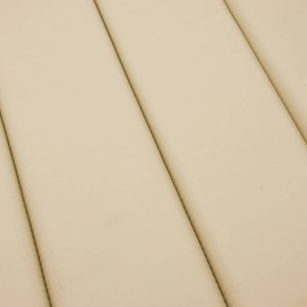 hynde til liggestol 186x58x4 cm oxfordstof beige