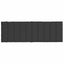 hynde til liggestol 186x58x4 cm oxfordstof sort