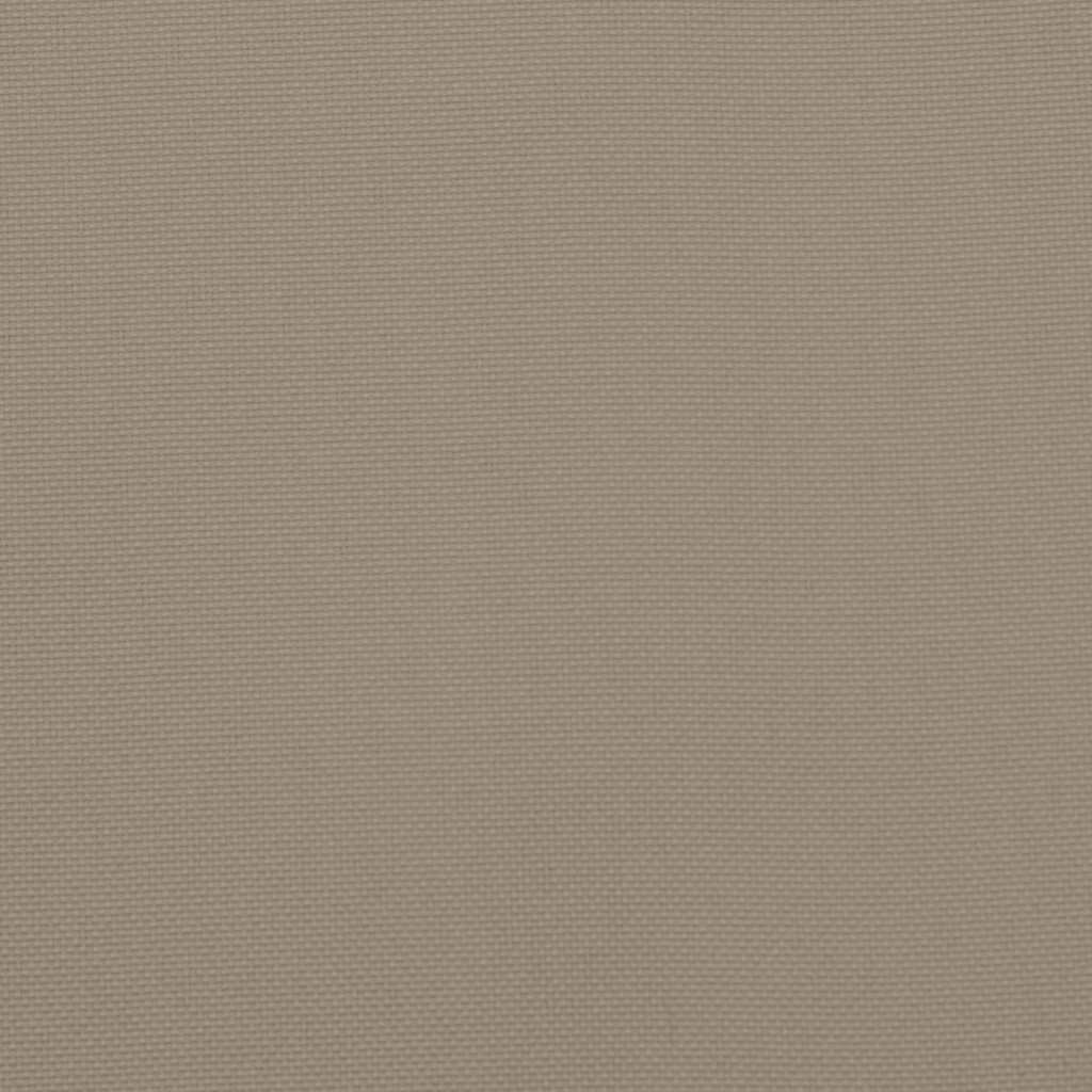 hynde til liggestol 186x58x4 cm oxfordstof gråbrun