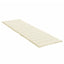 hynde til liggestol 200x50x3 cm oxfordstof cremefarvet