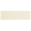 hynde til liggestol 200x50x3 cm oxfordstof cremefarvet