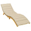 hynde til liggestol 200x50x3 oxfordstof beige