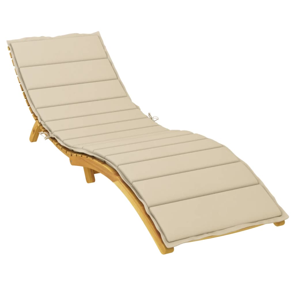 hynde til liggestol 200x50x3 oxfordstof beige
