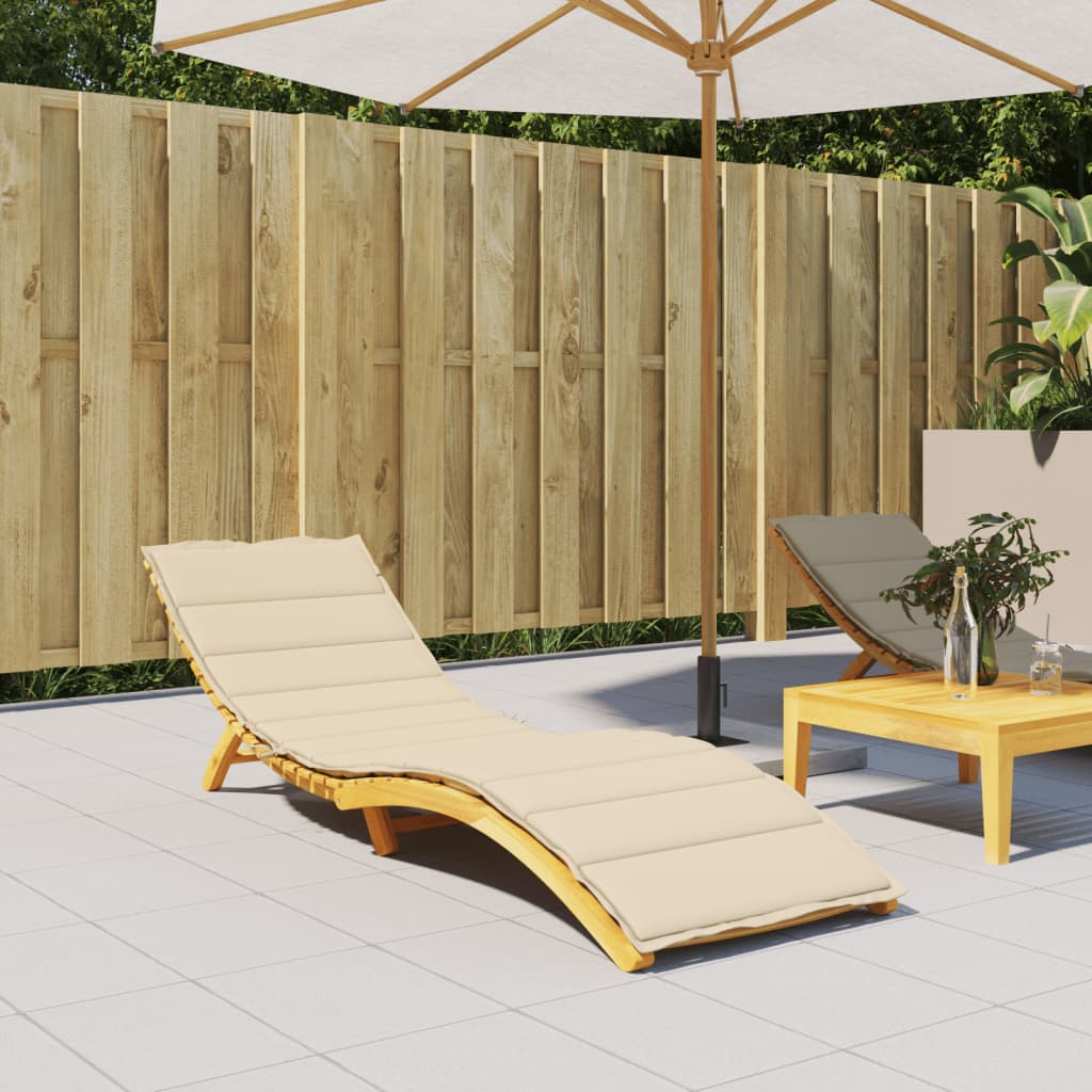 hynde til liggestol 200x50x3 oxfordstof beige