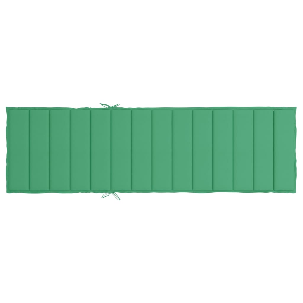 hynde til liggestol 200x50x3 cm oxfordstof grøn