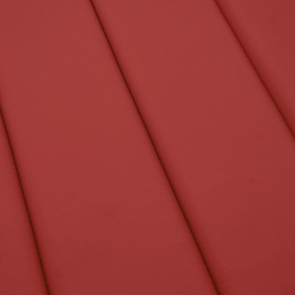 hynde til liggestol 200x50x3 cm oxfordstof rød