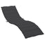 hynde til liggestol 200x50x3 cm oxfordstof sort