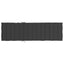hynde til liggestol 200x50x3 cm oxfordstof sort