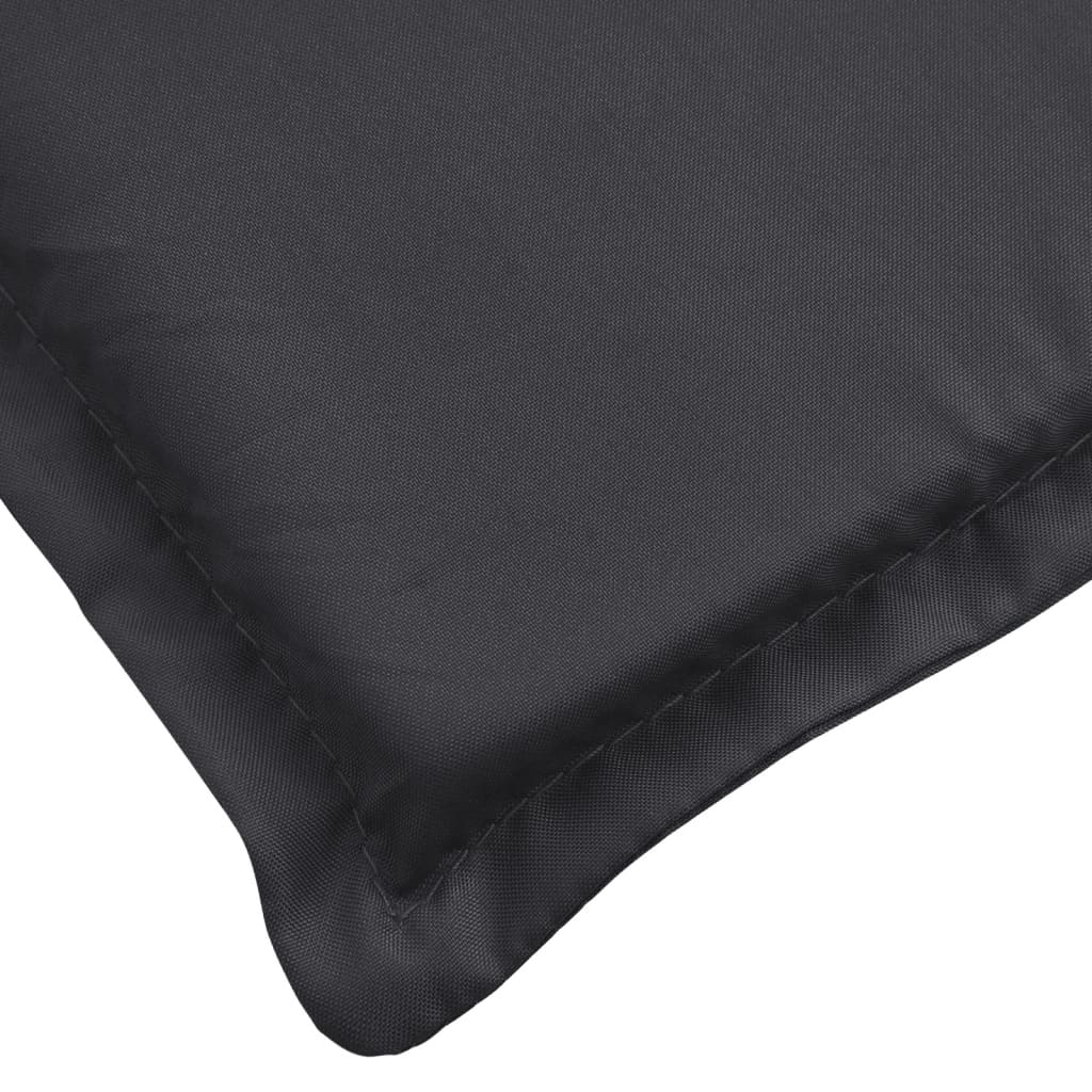 hynde til liggestol 200x50x3 cm oxfordstof sort
