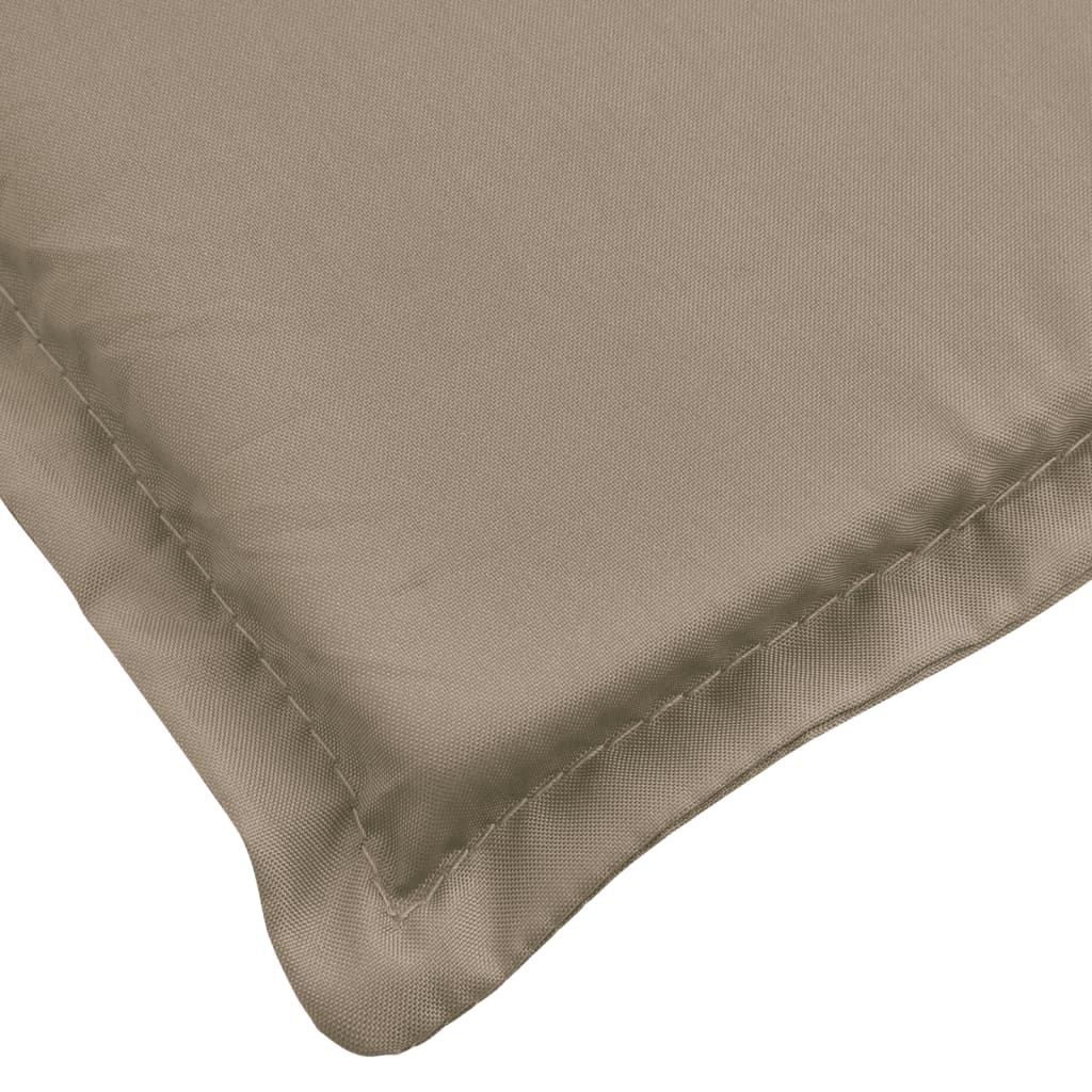 hynde til liggestol 200x50x3 cm oxfordstof gråbrun