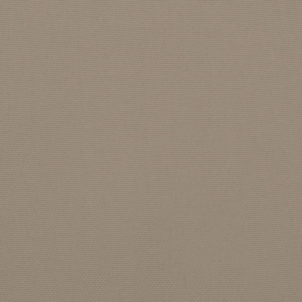 hynde til liggestol 200x50x3 cm oxfordstof gråbrun