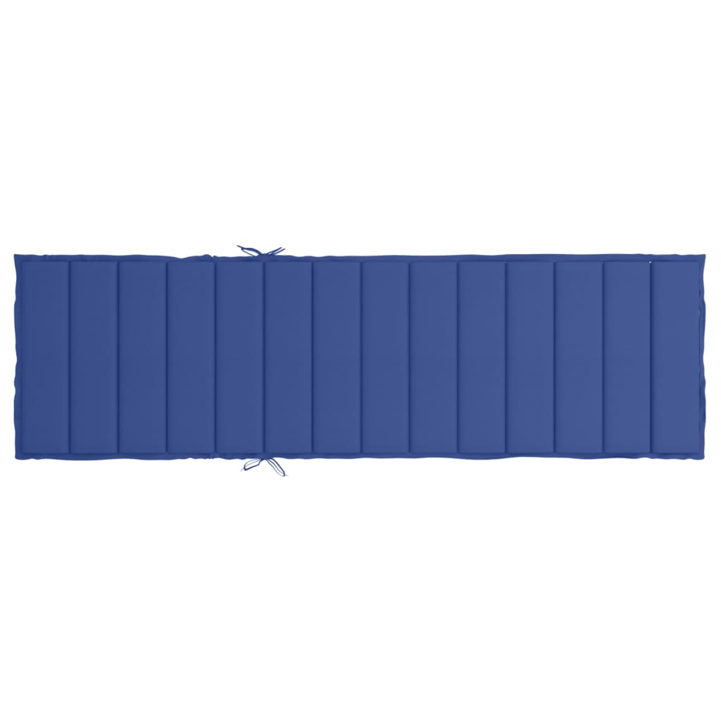 hynde til liggestol 200x50x3 cm oxfordstof kongeblå