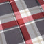 hynde til liggestol 200x50x3 cm oxfordstof rødternet