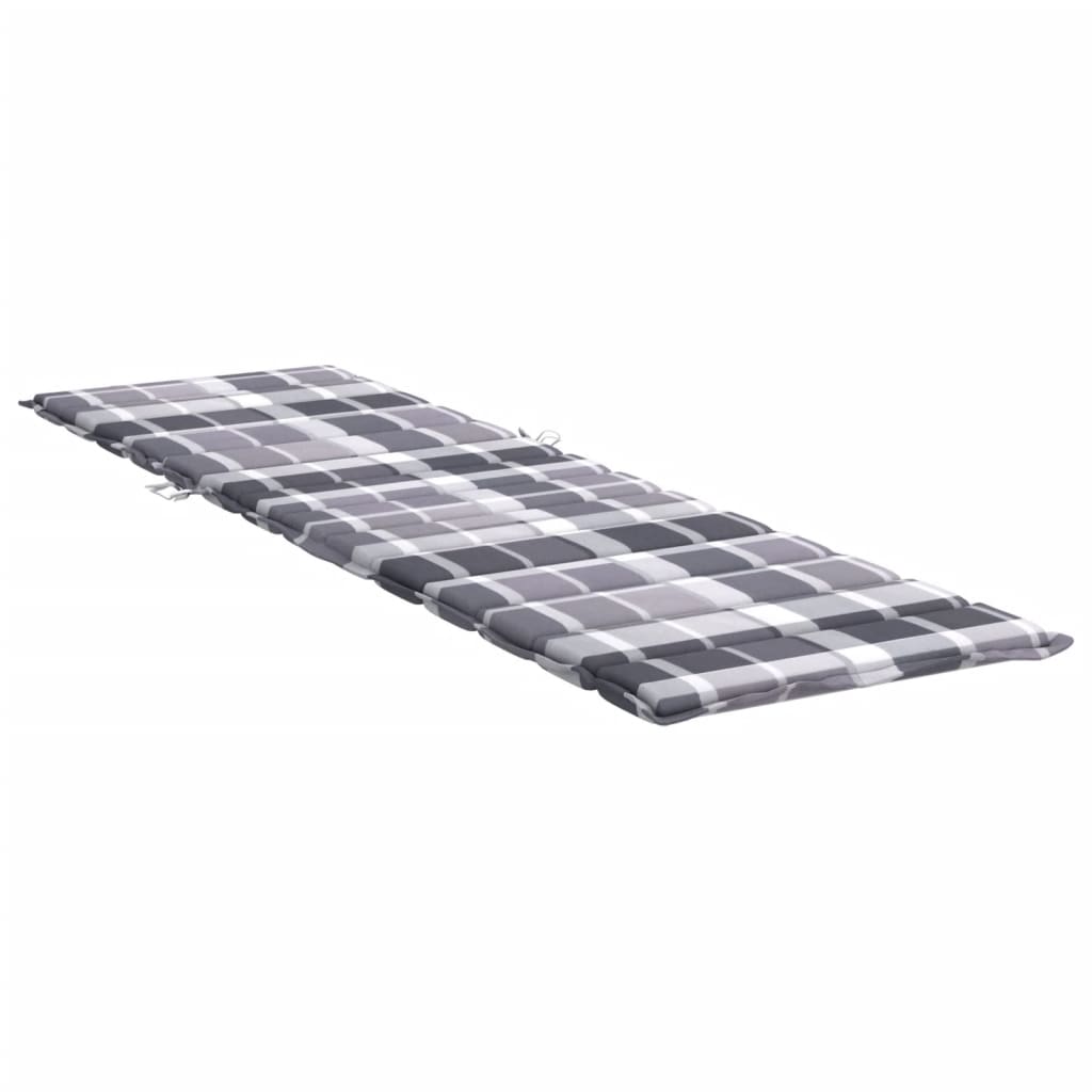 hynde til liggestol 200x50x3 cm oxfordstof gråternet