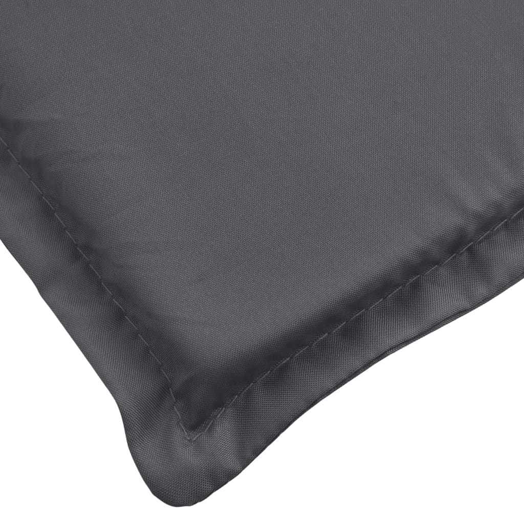hynde til liggestol 200x60x3 cm oxfordstof antracitgrå