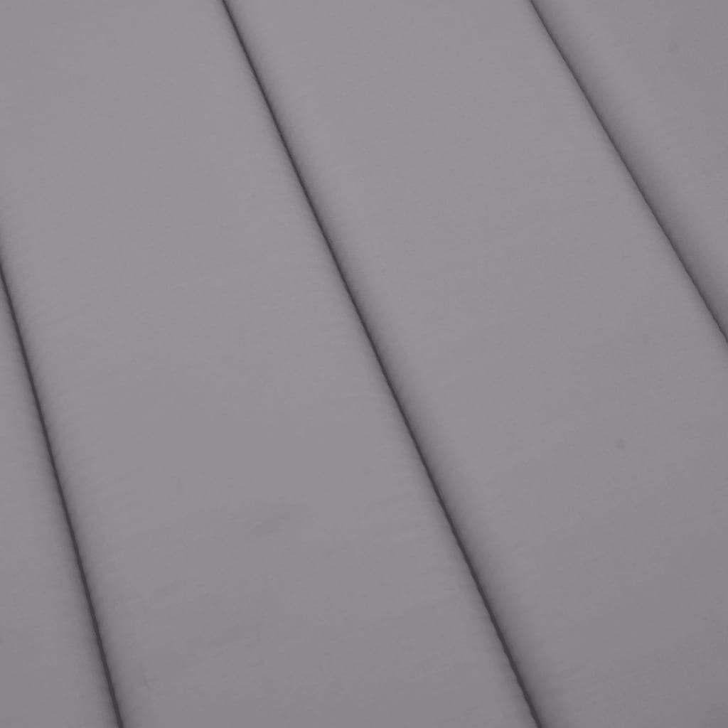 hynde til liggestol 200x60x3 cm oxfordstof grå