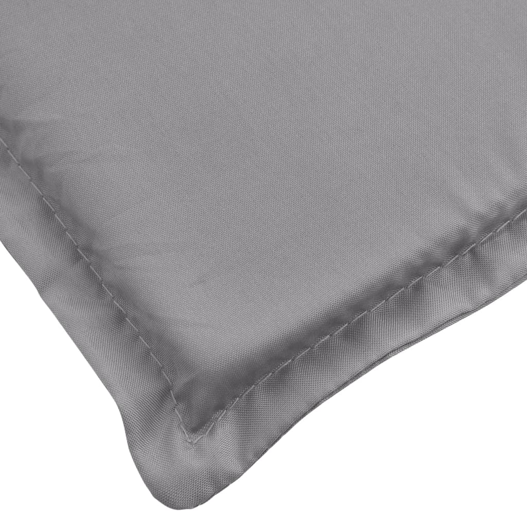 hynde til liggestol 200x60x3 cm oxfordstof grå