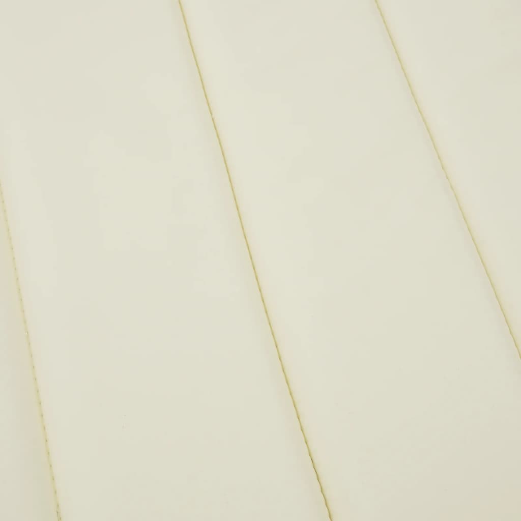 hynde til liggestol 200x60x3 cm oxfordstof cremefarvet