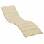 hynde til liggestol 200x60x3 oxfordstof beige