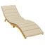 hynde til liggestol 200x60x3 oxfordstof beige