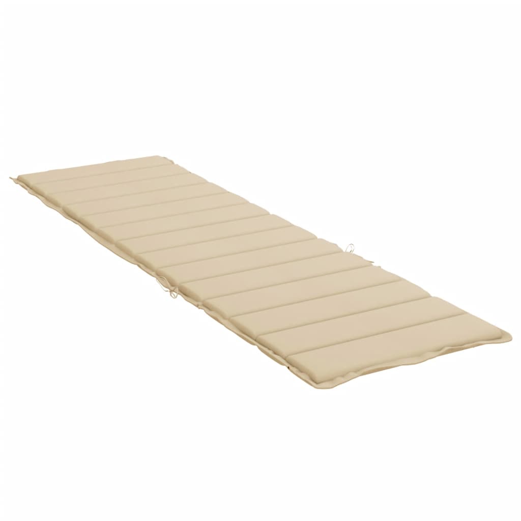 hynde til liggestol 200x60x3 oxfordstof beige