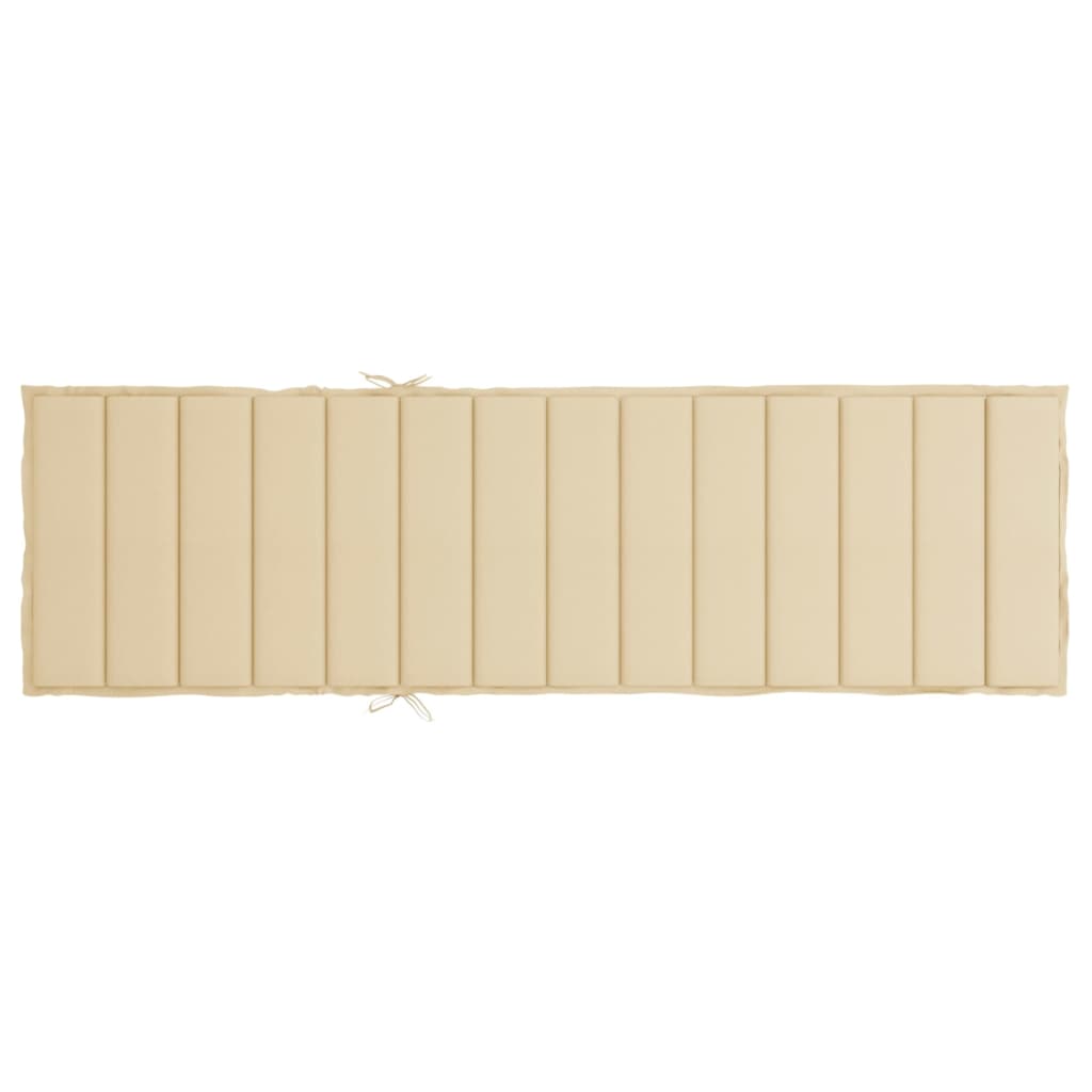 hynde til liggestol 200x60x3 oxfordstof beige