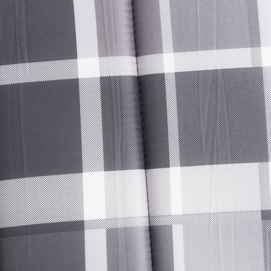 hynde til liggestol 200x60x3 cm oxfordstof gråternet