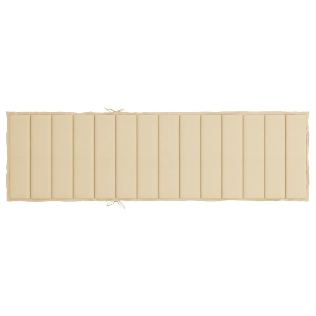 hynde til liggestol 200x70x3 oxfordstof beige