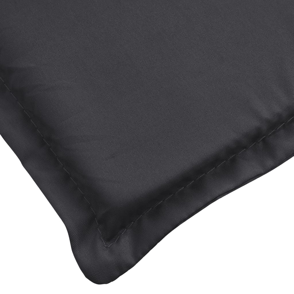 hynde til liggestol 200x70x3 cm oxfordstof sort
