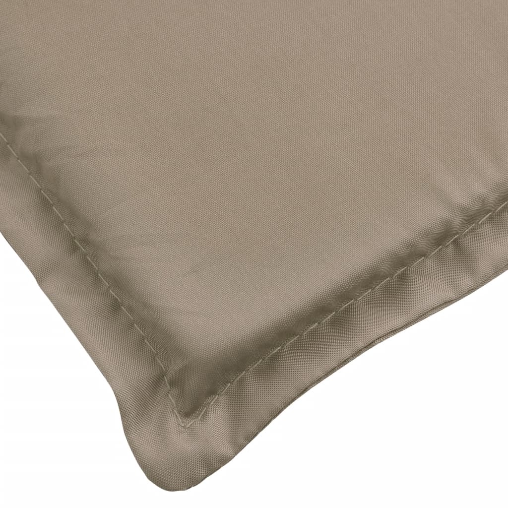 hynde til liggestol 200x70x3 cm oxfordstof gråbrun