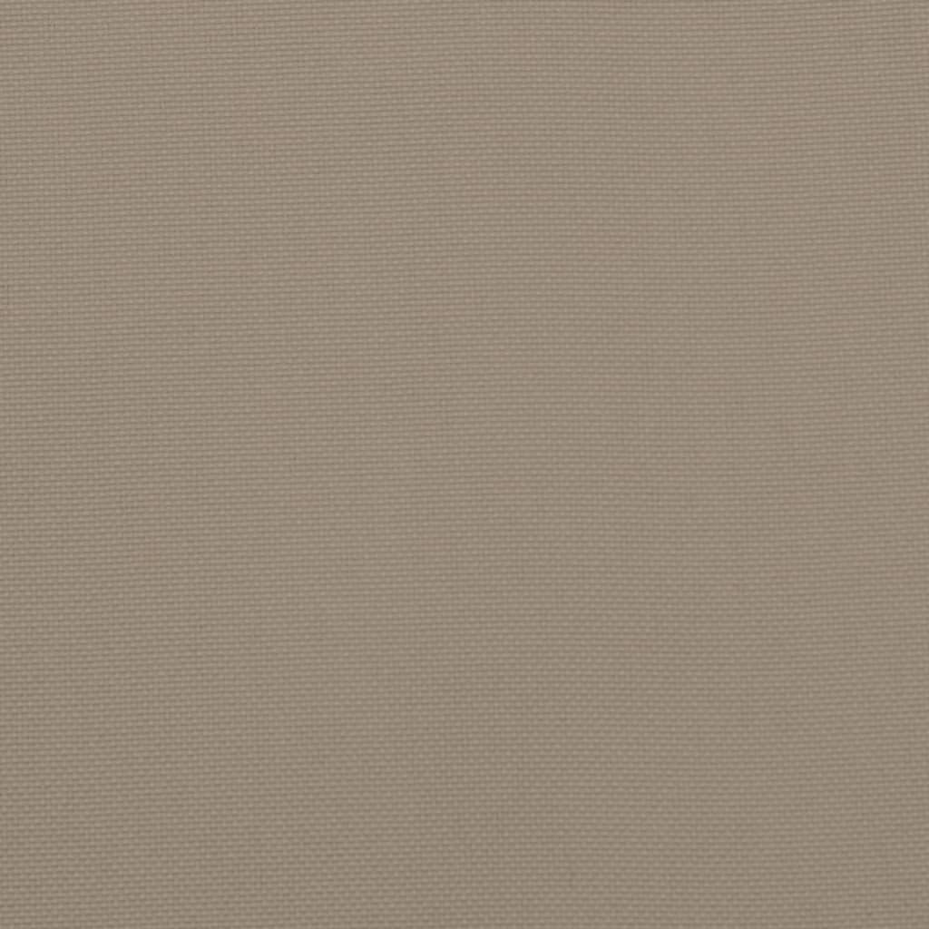 hynde til liggestol 200x70x3 cm oxfordstof gråbrun