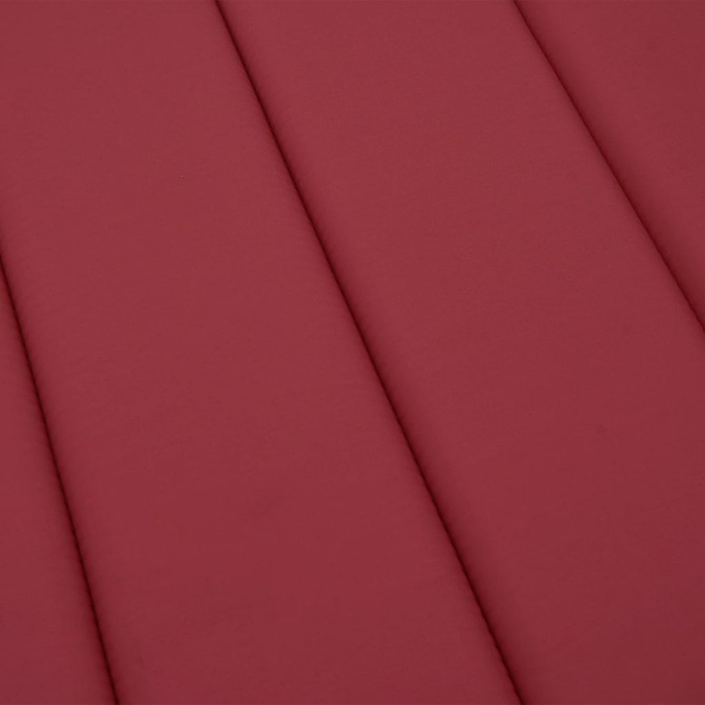 hynde til liggestol 200x70x3 cm oxfordstof vinrød