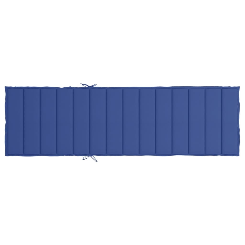 hynde til liggestol 200x70x3 cm oxfordstof kongeblå