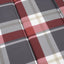 hynde til liggestol 200x70x3 cm oxfordstof rødternet