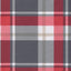hynde til liggestol 200x70x3 cm oxfordstof rødternet
