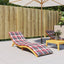 hynde til liggestol 200x70x3 cm oxfordstof rødternet