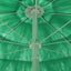 Hawaii-strandparasol 240 cm grøn