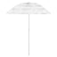 Hawaii-strandparasol 180 cm hvid