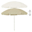 strandparasol 300 cm sandgul