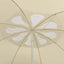 strandparasol 300 cm sandgul