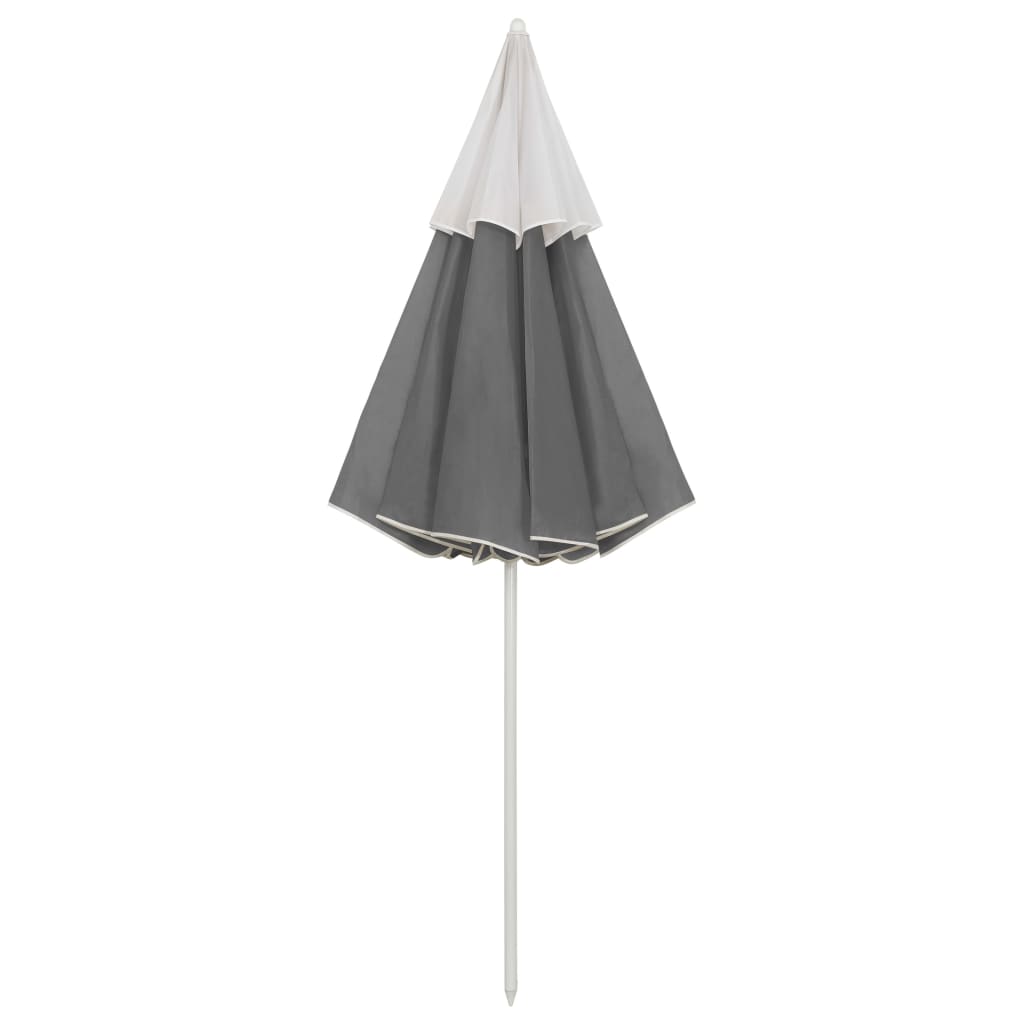 strandparasol 300 cm antracitgrå