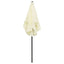 strandparasol 180x120 cm sandgul