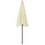 strandparasol 200x125 cm sandgul