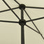 strandparasol 200x125 cm sandgul
