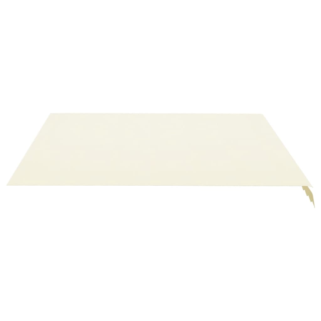 udskiftningsdug til markise 4x3,5 m polyester cremefarvet