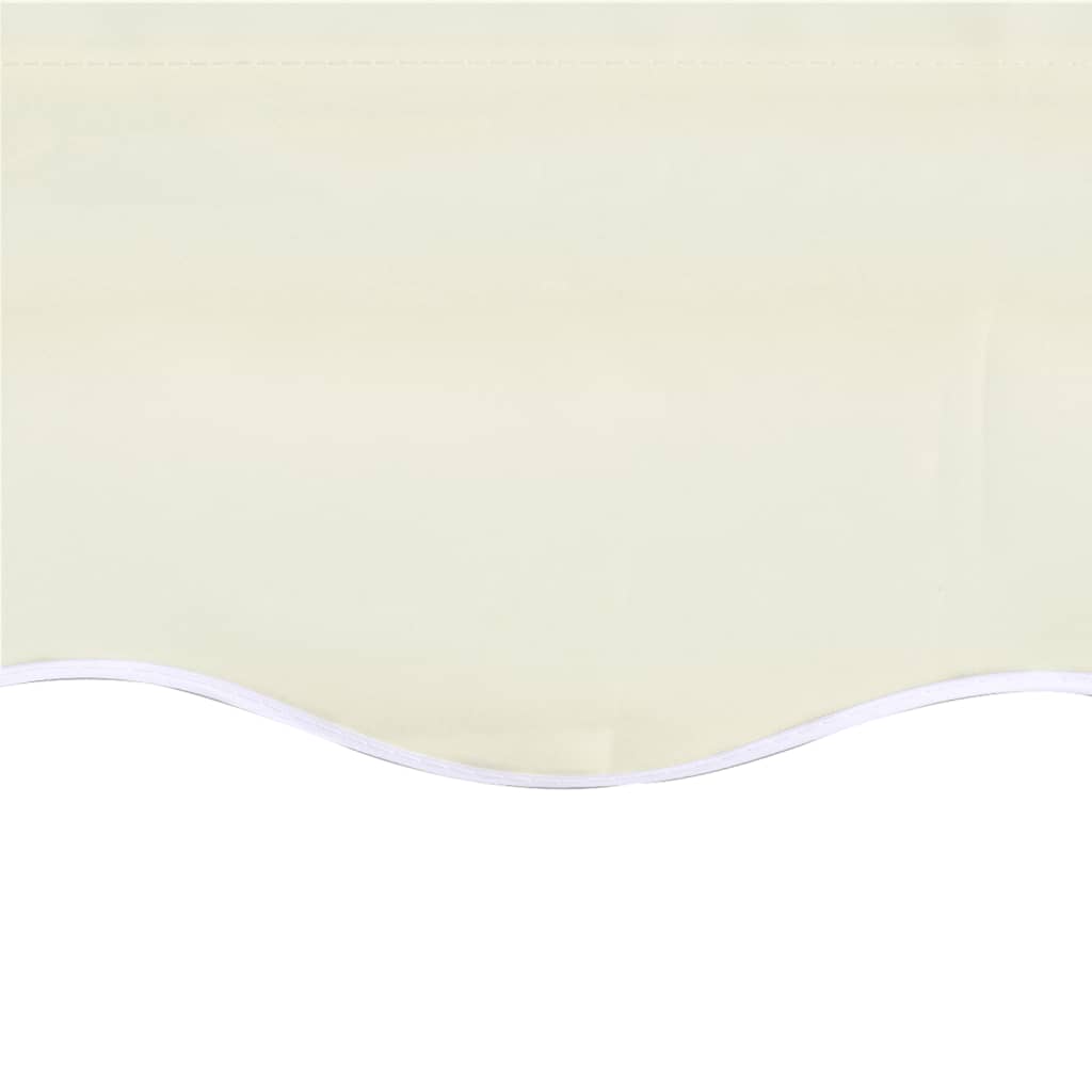 udskiftningsdug til markise 4x3,5 m polyester cremefarvet