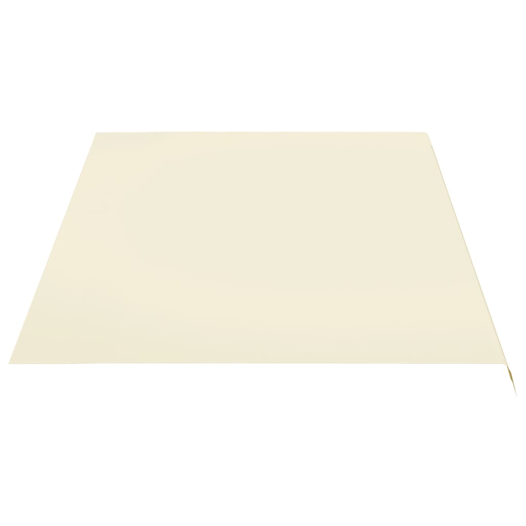 udskiftningsdug til markise 5x3,5 m polyester cremefarvet