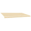 udskiftningsdug til markise 600x350 cm polyester cremefarvet